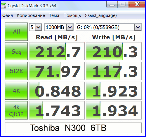 N300 6TB 04 Toshiba HDD 6TB для NAS