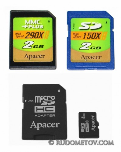 MMC+ SD microSDHC