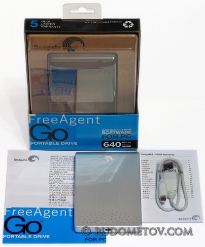 FreeAgent Go 640GB Kit