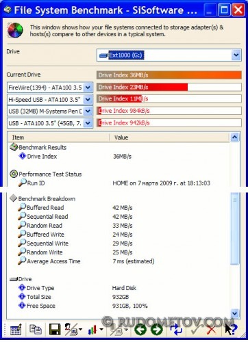 Seagate FreeAgent XTreme test 1394a