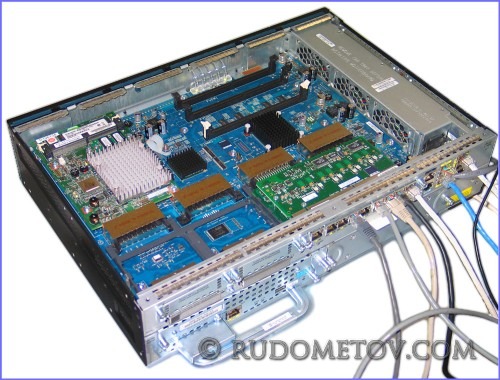 Cisco router with encryption module