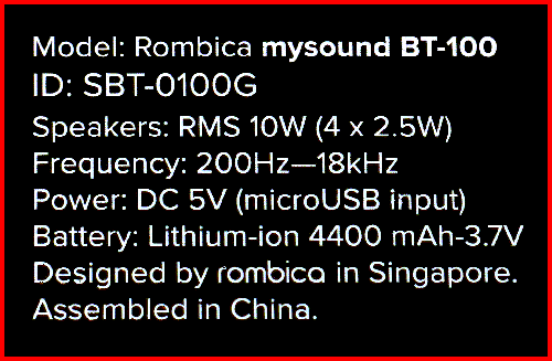 Rombica MySound BT-100 03