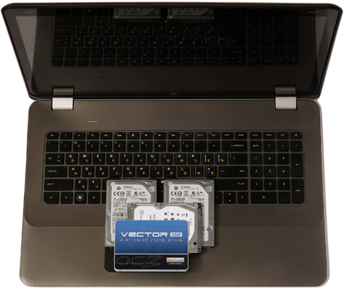 SSD and HDD for HP ENVY-17 dop