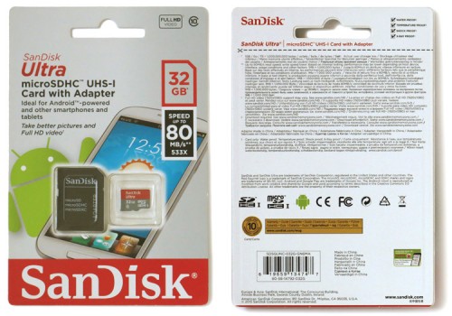 01 500x350 SanDisk Ultra microSDHC UHS I (часть 1)