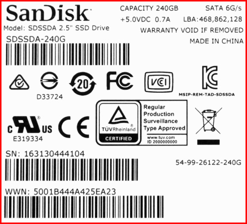 SSD PLUS 04 SanDisk SDSSDA 240G G26 (часть 2)