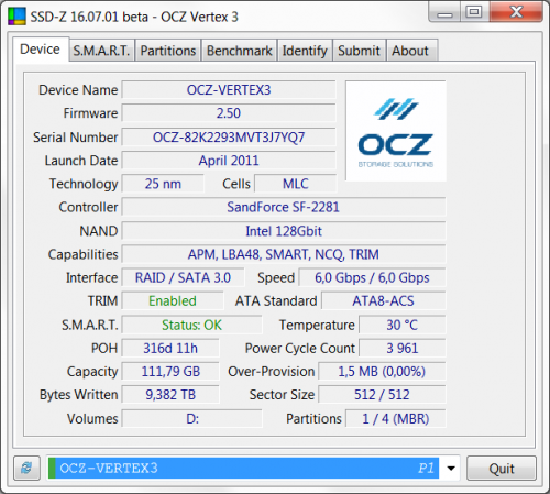 OCZ Vertex 3 05 500x449 SSD OCZ Vertex 3 120GB (часть 2)