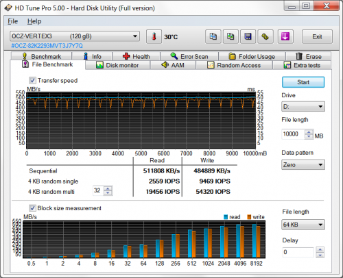 OCZ Vertex 3 10 2 500x406 SSD OCZ Vertex 3 120GB (часть 3)