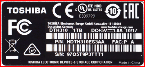 HDTH310ES3AA 03 2 Toshiba Canvio Alu 1TB (часть 1)