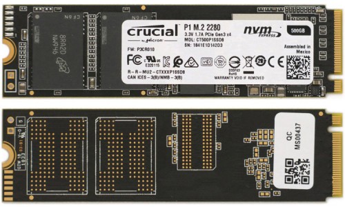 Crutial P1 500GB 03-2