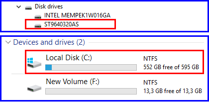 HDD + Optane Memory 16GB 08