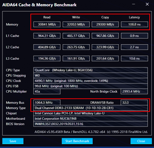 Testing NUC8i7INHJA 07-00