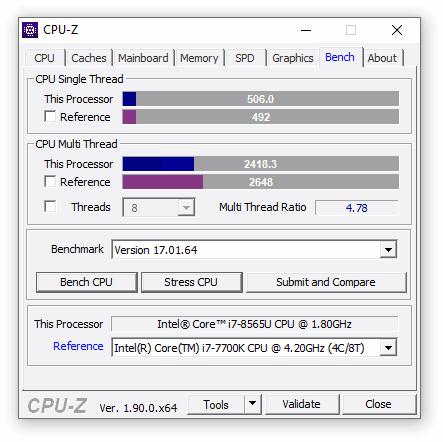 express testing NUC8i7INHJA 06