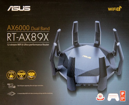 Asus RT AX89X Box 500x406 Обзор роутера Asus RT AX89X с поддержкой 10 Гбит и WiFi 6