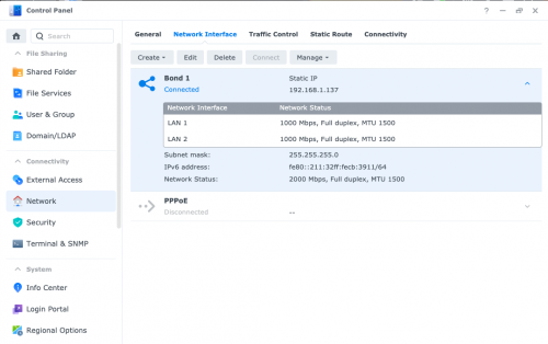 Synology NAS DS920 LinkAggregation 5 500x314 1Гбит + 1Гбит=2 Гбит: Настраиваем Link Aggregation между роутером Asus RT AX89X и Synology NAS DS920+